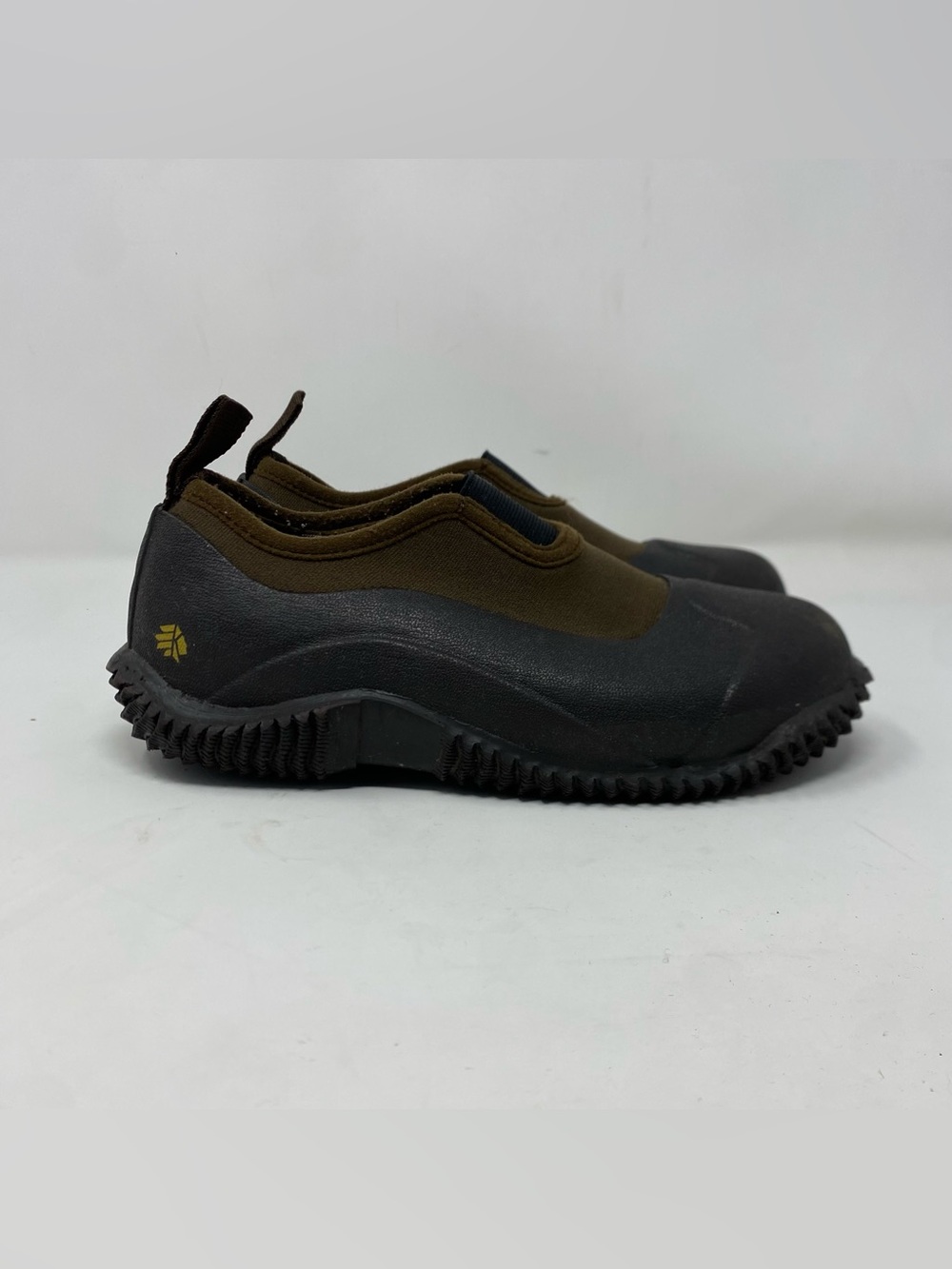 LaCrosse Alpha Mudlite 3” Youth Size 4 Brown Rubber Neoprene Slip On Boots